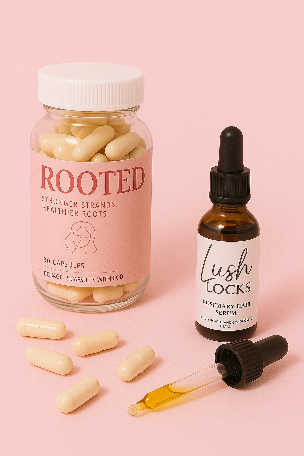 Rooted + Lush Locks Combo